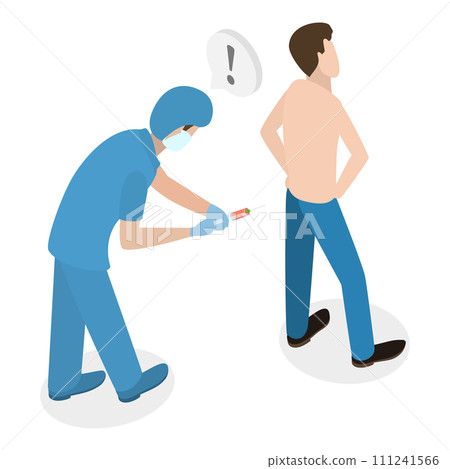 3D Isometric Flat Vector Illustration of Anesthesiology. Item 1 3D Isometric Flat Vector Illustration of Anesthesiology. Item 1 111241566