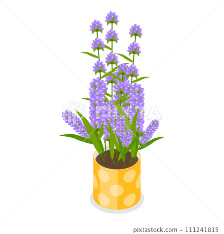 3D Isometric Flat Vector Set of Garden Furniture Items. Item 3 3D Isometric Flat Vector Set of Garden Furniture Items. Item 3 111241815
