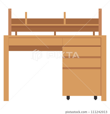 帶有儲存向量的簡單桌子插畫素材 111242013