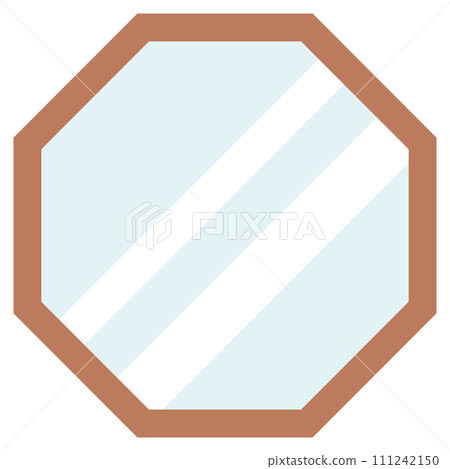Simple mirror illustration material used in daily life Vector Simple mirror illustration material used in daily life Vector 111242150