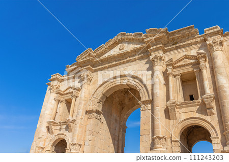 The Arch of Hadrian at Jerash. Jordan. The Arch of Hadrian at Jerash. Jordan. 111243203