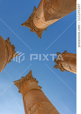 Four columns of the Temple of Zeus Four columns of the Temple of Zeus 111243207
