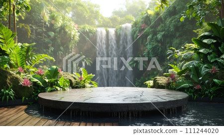 Tropical Waterfall Oasis Tropical Waterfall Oasis 111244020