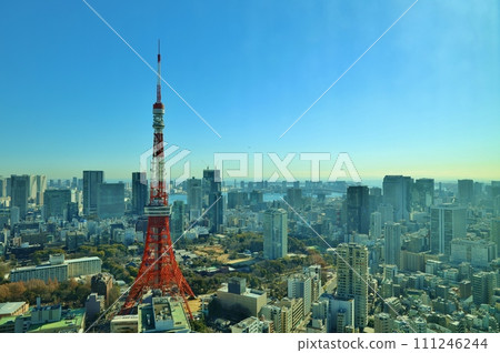 Tokyo Tower and Rainbow Bridge Tokyo Tower and Rainbow Bridge 111246244