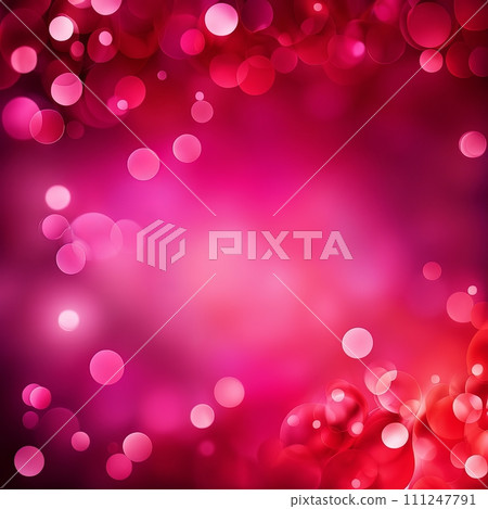 Red and Pink Abstract background with bokeh background Red and Pink Abstract background with bokeh background 111247791