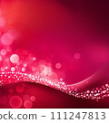 Red and Pink Abstract background with bokeh background 111247813