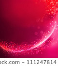 Red and Pink Abstract background with bokeh background 111247814