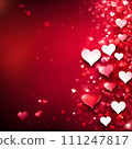 Red and Pink Abstract background with bokeh background 111247817