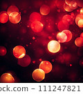 Red and Pink Abstract background with bokeh background 111247821