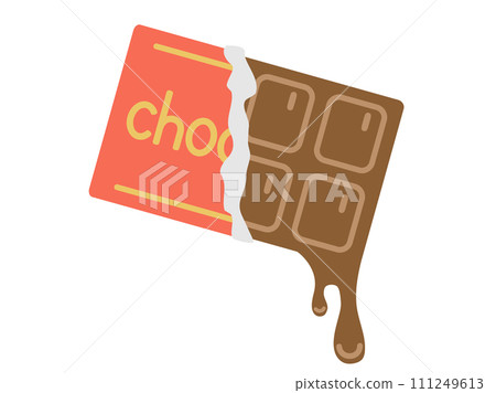 Illustration of melted chocolate Illustration of melted chocolate 111249613