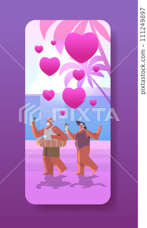 senior couple in love relaxing on beach old man woman lovers having fun active old age happy valentines day celebration concept senior couple in love relaxing on beach old man woman lovers having fun active old age happy valentines day celebration concept 111249897