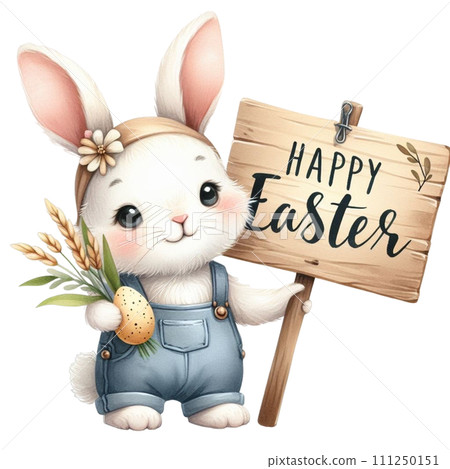 Rabbit cute Easter day Rabbit cute Easter day 111250151