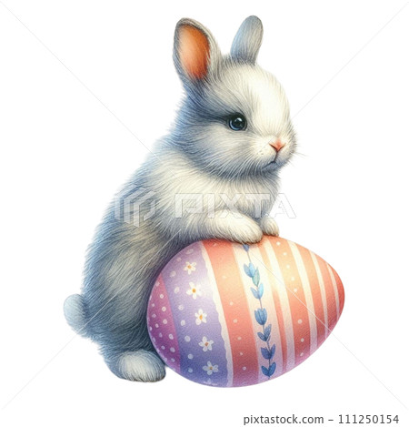 Rabbit cute Easter day 111250154