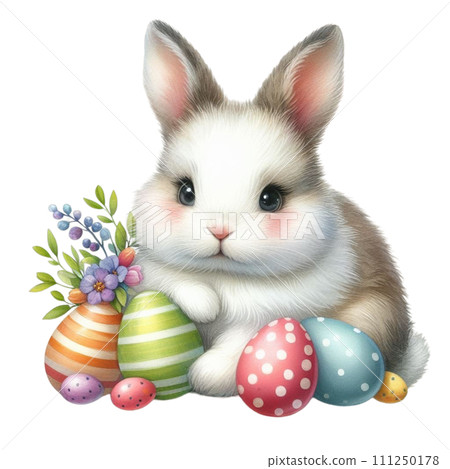 Rabbit cute Easter day Rabbit cute Easter day 111250178