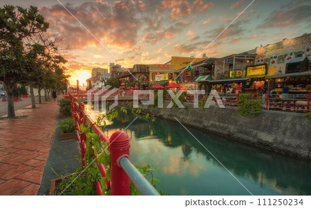 Evening at American Village, Chatan Town, Okinawa Prefecture 111250234