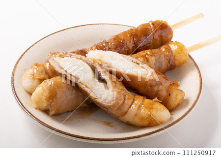 Meat wrapped danpo skewer Meat wrapped danpo skewer 111250917