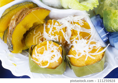 Toddy Palm Cake and Steamed Pumpkin Toddy Palm Cake and Steamed Pumpkin 111250928