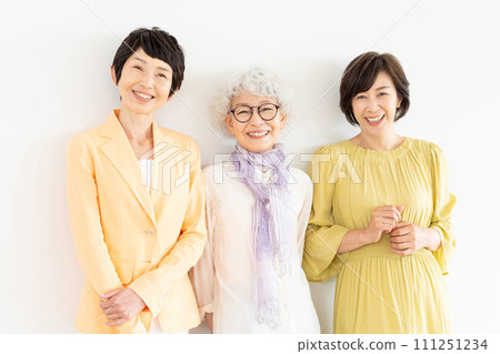 Portrait of a middle-aged woman 111251234