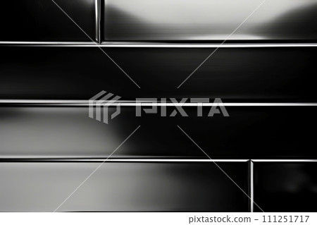 Close-up black metallic wall, abstract pattern background, Generative AI Close-up black metallic wall, abstract pattern background, Generative AI 111251717