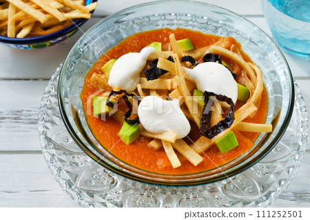 墨西哥菜 Sopa de Tortilla (Sopa Azteca) 墨西哥菜 Sopa de Tortilla (Sopa Azteca) 111252501