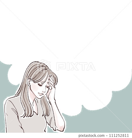 Illustration material of women and girls 111252811