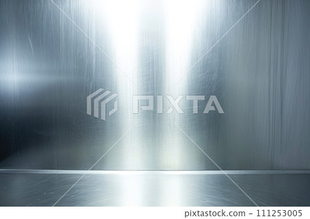 Close-up silver metallic object, abstract background, Generative AI Close-up silver metallic object, abstract background, Generative AI 111253005