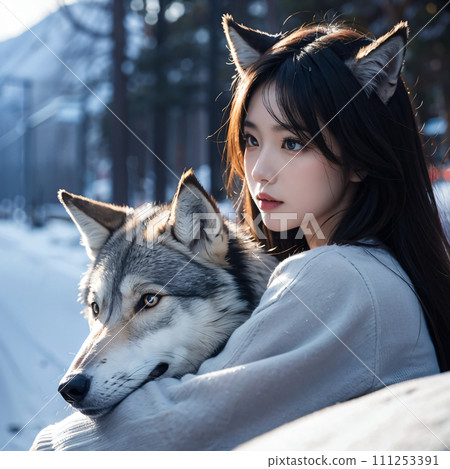 狼和女孩 111253391