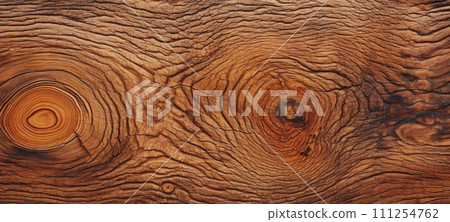 AI-generated content. Close-Up of Tree Ring Patterns and Textures 111254762