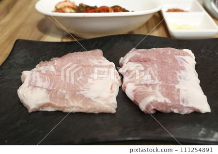South Korean bbq. pork shoulder butt 111254891