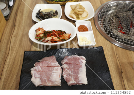 South Korean bbq. pork shoulder butt 111254892
