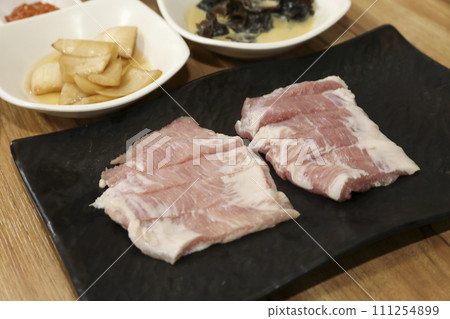 South Korean bbq. pork shoulder butt 111254899