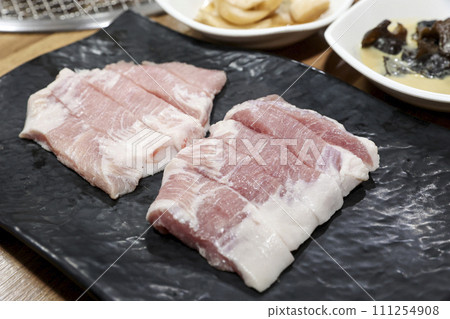 South Korean bbq. pork shoulder butt 111254908