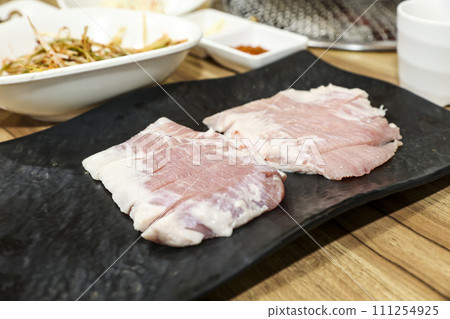 South Korean bbq. pork shoulder butt 111254925