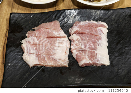 South Korean bbq. pork shoulder butt 111254940