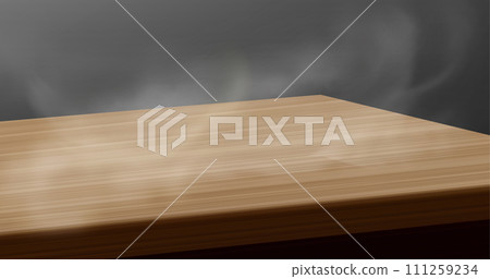 Wooden board with dust effect 111259234