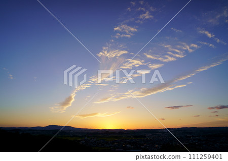秋天的夕陽/流雲 秋天的夕陽/流雲 111259401
