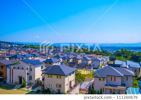 Cityscape of Minoh City, Osaka Prefecture 111260676