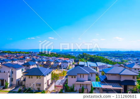 Cityscape of Minoh City, Osaka Prefecture 111260681