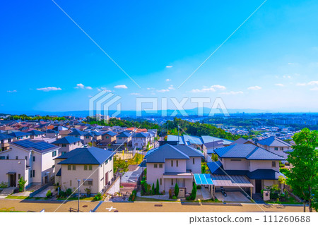 大阪府箕面市的街景 大阪府箕面市的街景 111260688