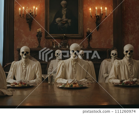 AI-generated content. Mysterious Council of Skeletons AI Generated AI-generated content. Mysterious Council of Skeletons AI Generated 111260974