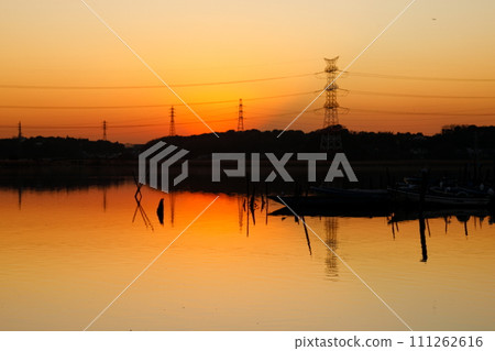 Sunset at Teganuma 111262616