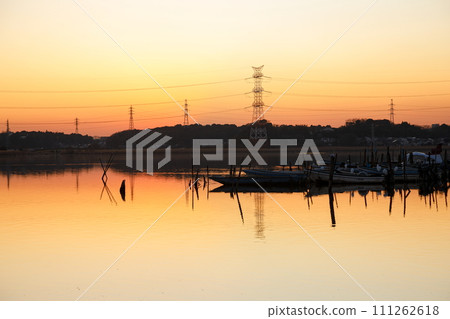 Sunset at Teganuma 111262618