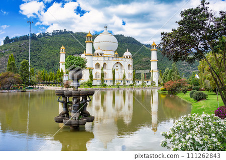 Replica of Taj Mahal, Bioparque Wakata, Tocancipa municipality of the Metropolitan Area of Bogota, Colombia. Replica of Taj Mahal, Bioparque Wakata, Tocancipa municipality of the Metropolitan Area of Bogota, Colombia. 111262843