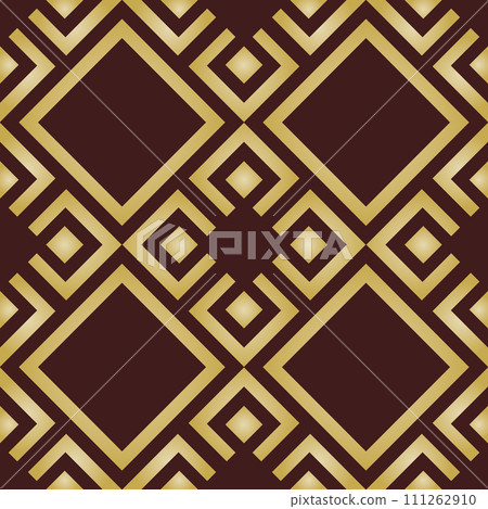 Seamless Abstract Geometric Vector Pattern With Rhombuses 111262910