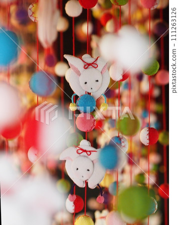 女兒節兔掛娃娃 111263126