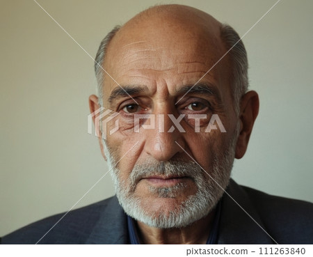 Lonely elderly man. 111263840