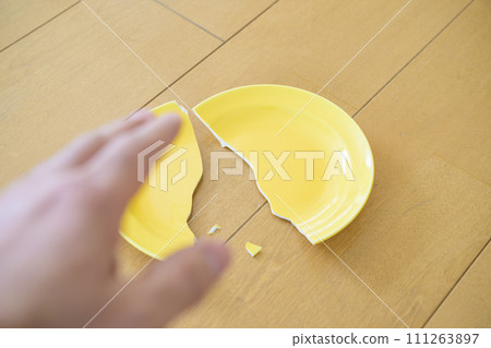 Broken dish 111263897