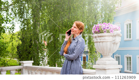 Pretty girl in the park 111263909