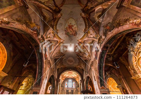 Church of Lenno, on lake Como, italy Church of Lenno, on lake Como, italy 111264873