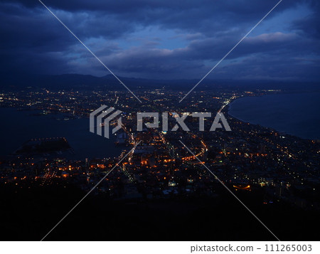 Million dollar night view of Mt. Hakodate Million dollar night view of Mt. Hakodate 111265003